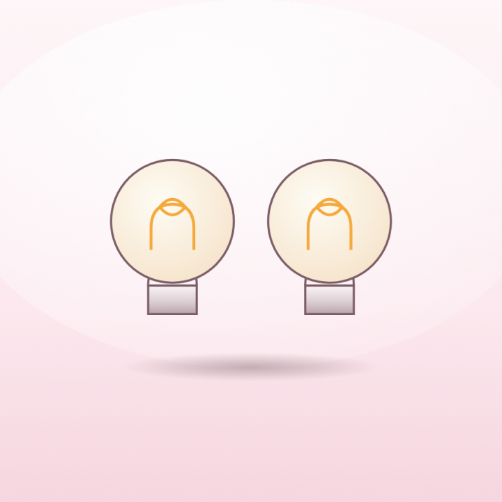 Warm Filament Bulbs, pair