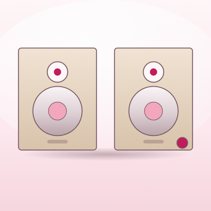 Quartz Speakers, pair